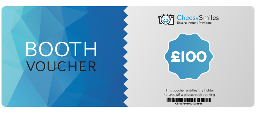 Cheesy Smiles £100 photo booth voucher